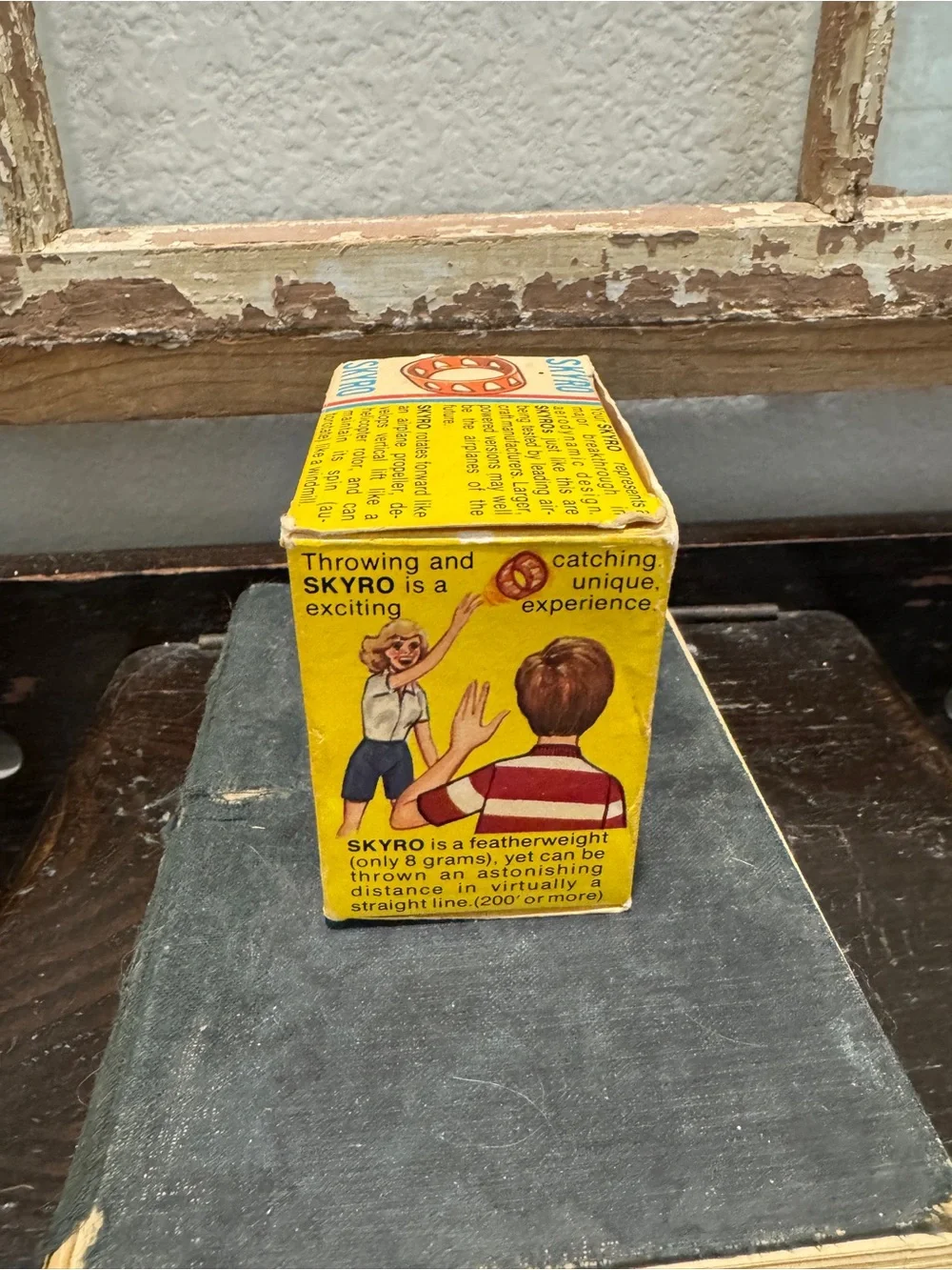 Vintage Skyro Flying O Kids Toy - Yellow